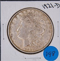 1921 Morgan Silver Dollar - 2 coins