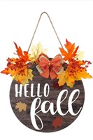 (New) Hello Fall Sign,Hello Door Sign,Hello Fall