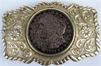Jewelry / Coin 1921 Morgan Silver Dollar Buckle