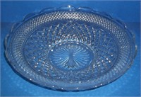 large glass serving dish