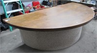 Half Moon Conference Table with Underneath
