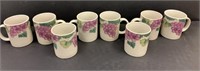 Fairfield Grape Valley Design Coffee Cup Lot