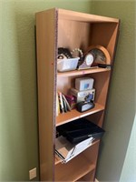 Bookcase with no contents 6 foot tall and 20”