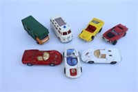 Vintage Die Cast Cars Original Played Condition