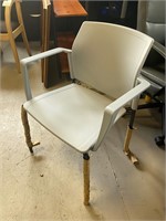 2 New grey OFS side chair