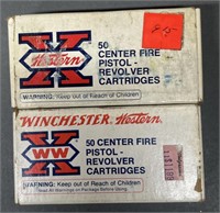 100 rnds Winchester-Western .380 Auto Ammo