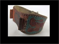 CARVED LEATHER WATCH BAND