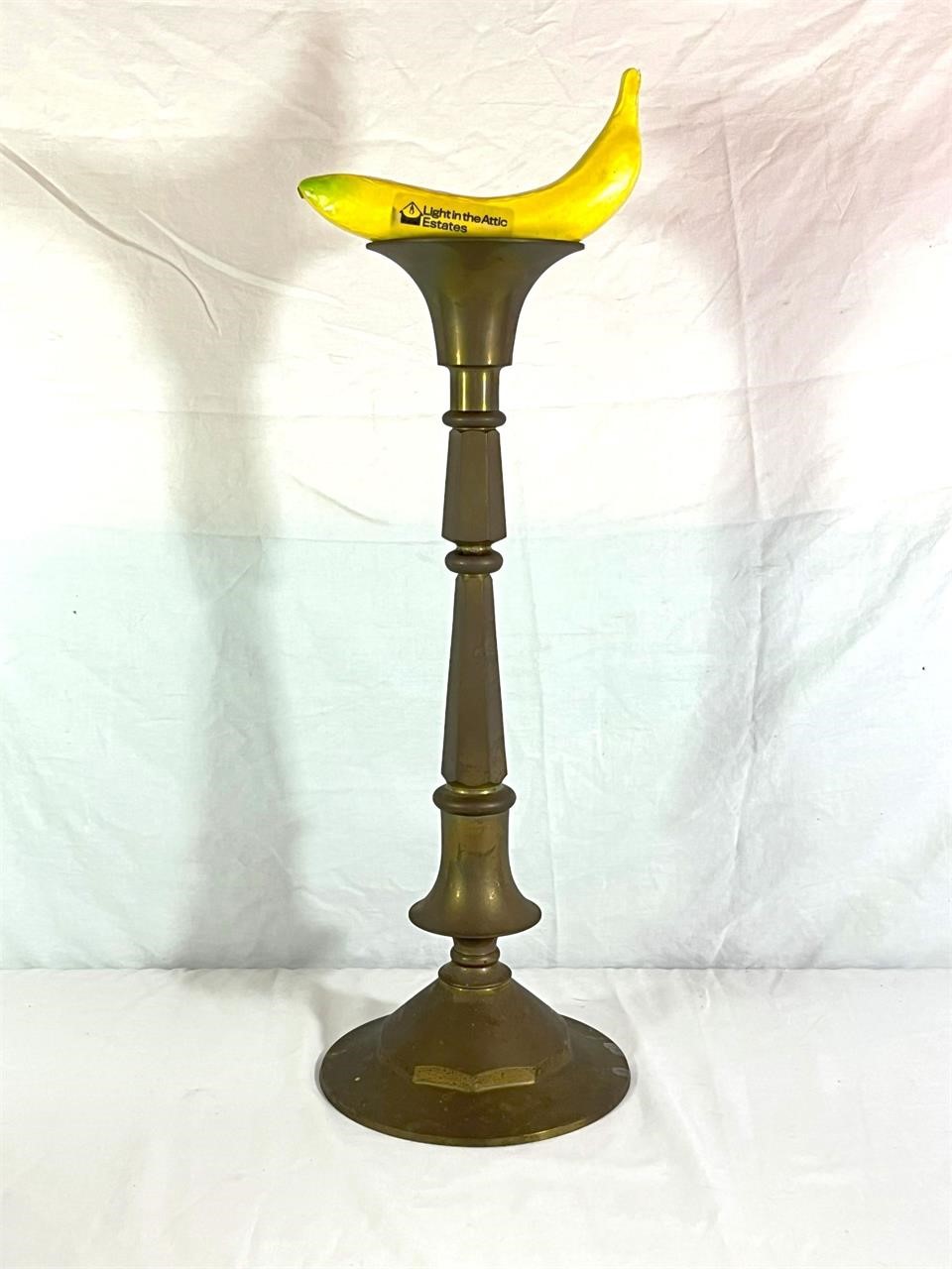 Large Vintage Brass Candlestick