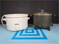 Crock-Pot missing lid & Deep Fryer