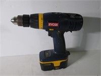 RYOBI DRILL WITH BATTERY-NOT TESTED,MIGHT NOT WORK