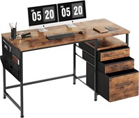 Computer Desk with Drawers, 47 inch