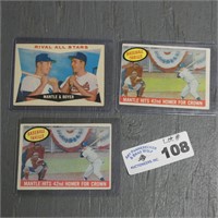 1959 Topps Mantle Baseball Thrills Cards & Other
