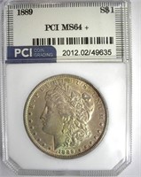 1889 Morgan PCI MS-64+