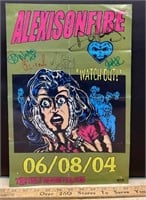 Signed Alexisonfire Band Poster (11" x 17")
