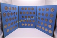 Jefferson Nickel Collection in Whitman Folder