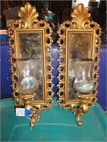 2 'Home Interiors' Wall Sconces