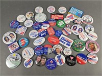 50 Clinton/Gore '96 Political Pinback Buttons