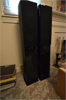 PAIR FLUANCE SPEAKERS 9 IN X 14 IN X 46 IN TALL