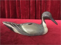 Carved Wood / Painted Duck Figure