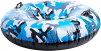 Snow Tube -  Inflatable Winter Sled with Handles -