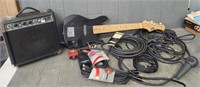 Mini Bass Guitar w/ SP.10 Amplifier & Accessories