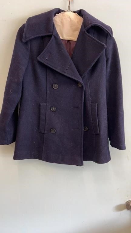 Small 1950’s Wool Pea Coat