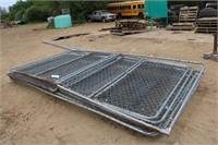Assorted Chain Link Panels, 12Ft-6Ft X 6Ft