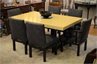 Art Shoppe dining room table and six chairs
