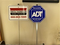 Two Security Signs - Instant Burglary Deterrent