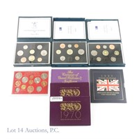 Great Britain Royal Mint Coin Sets (8)