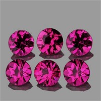 Natural Premium Pink Red Ruby 6 Pcs - Untreated