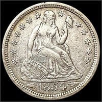 1854-O Seated Liberty Dime CLOSELY UNCIRCULATED