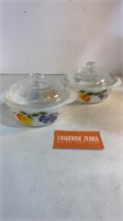 Fire King Small Casserole Dishes