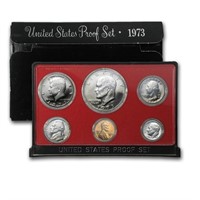 1973 United Stated Mint Proof Set 6 coins