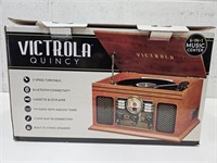 Victrola Quincy 6 In 1 Music Center All Works