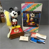 Mickey Mouse Telephone w/ Box