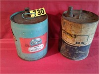 2- Sunoco DX & Acma cans  [1 lot]
