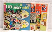 (6) ARCHIE SERIES 12 CENT COMICS