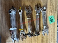 (5)  Sets Of Assorted Mixed Wrenches