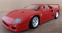Red Ferrari F40, 1/18 Scale Model