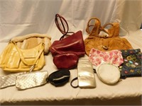 Various purses and pouches