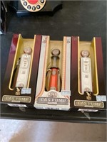 3 mini gas pumps