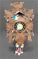 Cuckoo Clock w/ Maple Leaves & Birds