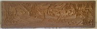 Palau carved wooden story board Erotic 34"
