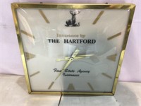 Insurance By Hartford, First State Agency Clock