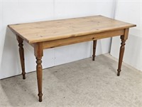 COUNTRY TABLE - 30.25" X 59" LONG X 29.5" DEEP