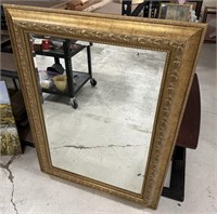 Modern Gold Gilt Beveled Mirror