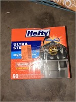 Hefty 33G ultra strong trash bags