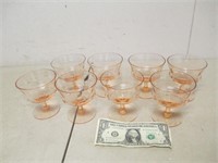 Madison P/U Only 8 Pink Depression Glass