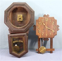 (2) Clocks for Repair